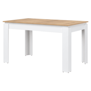 Sconto Jedálenský stôl ERNIE ST06 biela/dub evoke vyobraziť
