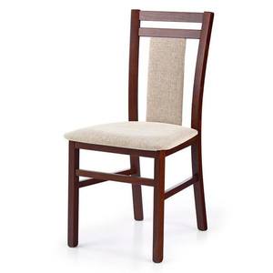 Sconto Jedálenská stolička HEBIRT 8 orech tmavý/béžová vyobraziť