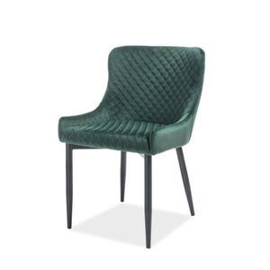 Sconto Jedálenská stolička CULAN zelená/čierna vyobraziť