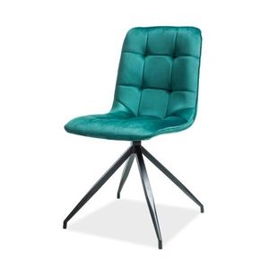 Sconto Jedálenská stolička TIXU 1 zelená/čierna vyobraziť
