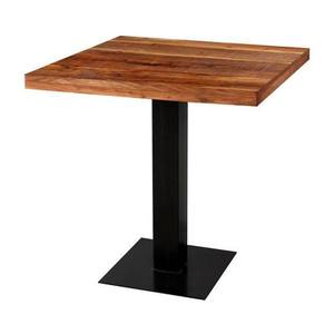 Sconto Jedálenský stôl GURU akácia forest/kov, 70x70 cm vyobraziť