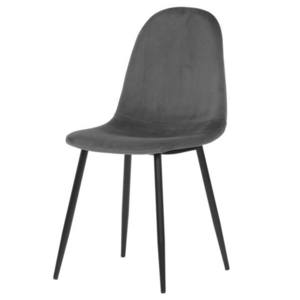 Sconto Jedálenská stolička LUISA sivá/čierna vyobraziť