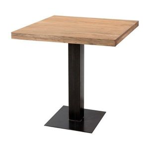 Sconto Jedálenský stôl GURU akácia stone/kov, 70x70 cm vyobraziť