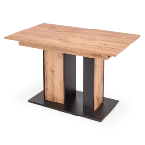 Sconto Jedálenský stôl DULUMAT dub wotan/čierna vyobraziť
