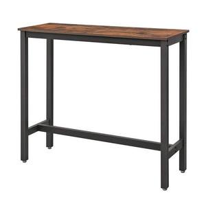 Sconto Barový stôl LEKSA III hnedá/čierna vyobraziť