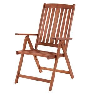 Sconto Polohovacia záhradná stolička FANO akáciové drevo vyobraziť