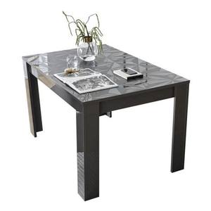 Sconto Jedálenský stôl PRISMA 4 sivá lesklá vyobraziť