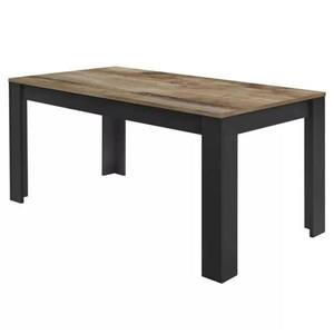 Sconto Jedálenský stôl BASIC 7 čierna matná/dub vyobraziť