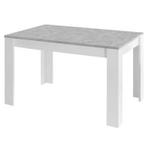 Sconto Jedálenský stôl BASIC 3 biela lesk/betón vyobraziť