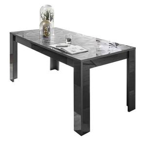 Sconto Jedálenský stôl PRISMA 5 sivá lesklá vyobraziť