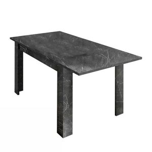 Sconto Jedálenský stôl CARRARA 1 čIerny mramor vyobraziť