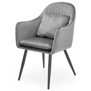Sconto Jedálenská stolička SCK-464 sivá/čierna vyobraziť