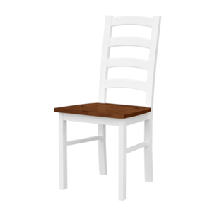 Sconto Jedálenská stolička BELLU I orech/biela vyobraziť