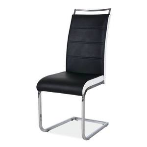 Sconto Jedálenská stolička SIGH-441 II čierna/biela vyobraziť