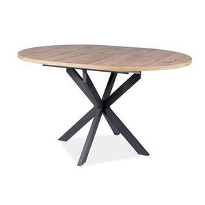 Sconto Jedálenský stôl GOSTUN dub artisan/čierna vyobraziť