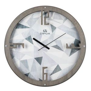 Sconto Nástenné hodiny DIPOA sivá, ⌀ 40 cm vyobraziť