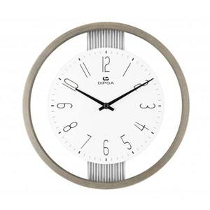Sconto Nástenné hodiny DIPOA IV sivá/biela, ⌀ 30 cm vyobraziť