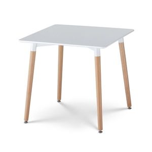 Sconto Jedálenský stôl ERVIN prírodná/biela, šírka 80 cm vyobraziť