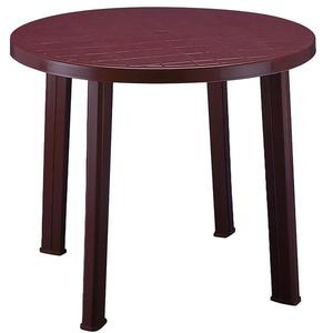 Stôl Tondo bordový vyobraziť