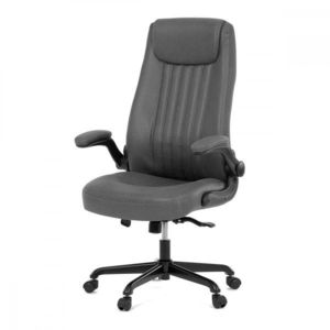 AUTRONIC KA-C708 GREY2 Kancelářská židle, šedá koženka, kov černá vyobraziť