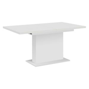 KONDELA Jedálenský rozkladací stôl, biela, 160-200x90 cm, BOBA vyobraziť