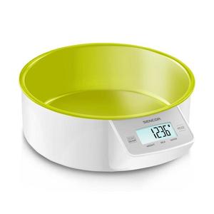 Sencor Sencor - Digitálna kuchynská váha 2xAAA biela/zelená vyobraziť