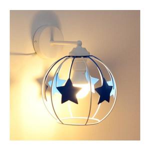 Detská nástenná lampa STARS 1xE27/15W/230V modrá/biela vyobraziť