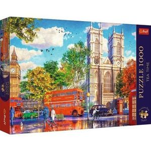 Trefl Puzzle Premium Plus Čajový čas: Pohľad na Londýn, 1000 dielikov vyobraziť