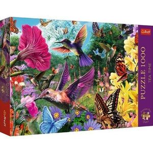 Trefl Puzzle Premium Plus Čajový čas: Záhrada kolibríkov, 1000 dielikov vyobraziť