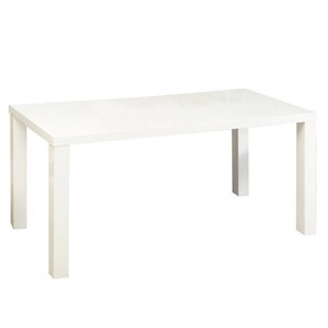 KONDELA Asper Typ 1 New rozkladací jedálenský stôl biely lesk vyobraziť