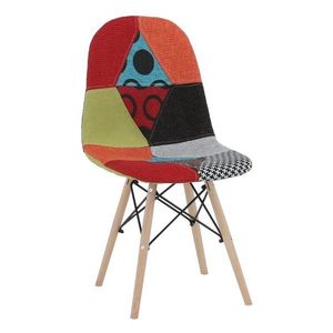 KONDELA Candie 2 New Typ 2 jedálenská stolička vzor patchwork / buk vyobraziť