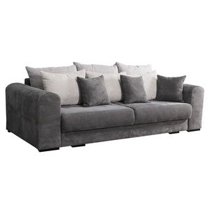 KONDELA Gilen Big Sofa rozkladacia pohovka s úložným priestorom sivá / svetlosivá / béžová vyobraziť
