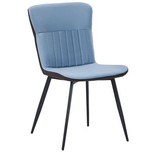 KONDELA Klarisa jedálenská stolička modrá / hnedá / čierna vyobraziť