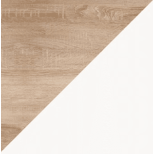 ArtCross Nočný stolík KITTY | KIT-12 Farba: Dub sonoma svetlá / biela vyobraziť