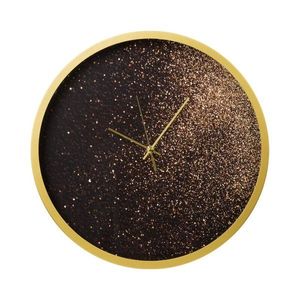 ArtFir Dekoratívne hodiny 20 | čierna/zlatá 60 cm vyobraziť