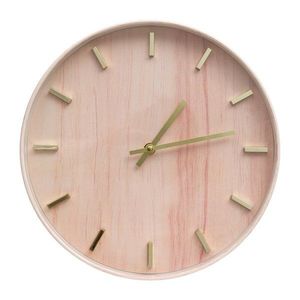 ArtFir Dekoratívne hodiny 40 | ružová 30 cm vyobraziť