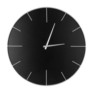 ArtFir Dekoratívne hodiny 37 | čierna 60 cm vyobraziť