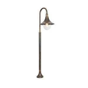 Klasický exteriérový lampáš starožitný zlatý 125 cm IP44 - Daphne vyobraziť
