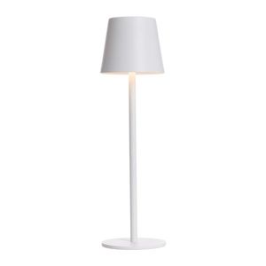 Vonkajšia stolná lampa biela vrátane LED s dotykovým stmievačom nabíjateľná - Maham vyobraziť