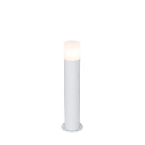 Stojanové vonkajšie svietidlo biele s opálovým tienidlom 50 cm - Odense vyobraziť