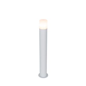 Stojanové vonkajšie svietidlo biele s opálovým tienidlom 70 cm - Odense vyobraziť