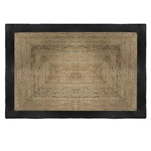 Jutový koberec DYWAN 170 cm čierny/hnedý vyobraziť