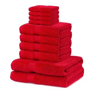 Sada ručníků DecoKing Kunis červených vyobraziť