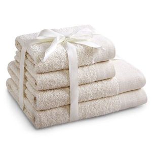 Súprava bavlnených uterákov AmeliaHome AMARI ecru vyobraziť