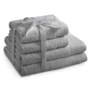 Súprava bavlnených uterákov AmeliaHome AMARI sivá vyobraziť
