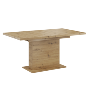 Jedálenský rozkladací stôl, dub artisan, 160-200x90 cm, BOBA vyobraziť