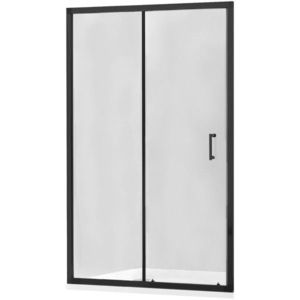 MEXEN - APIA posuvné dvere 90x190 cm 5mm čierne, transparent 845-090-000-70-00 vyobraziť