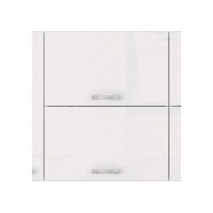 Horná kuchynská skrinka Bianka 60GU, 60 cm, biely lesk% vyobraziť