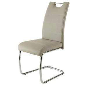 Sconto Jedálenská stolička FLORA S krémová, syntetická koža vyobraziť