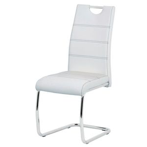 Sconto Jedálenská stolička GROTO biela/strieborná vyobraziť